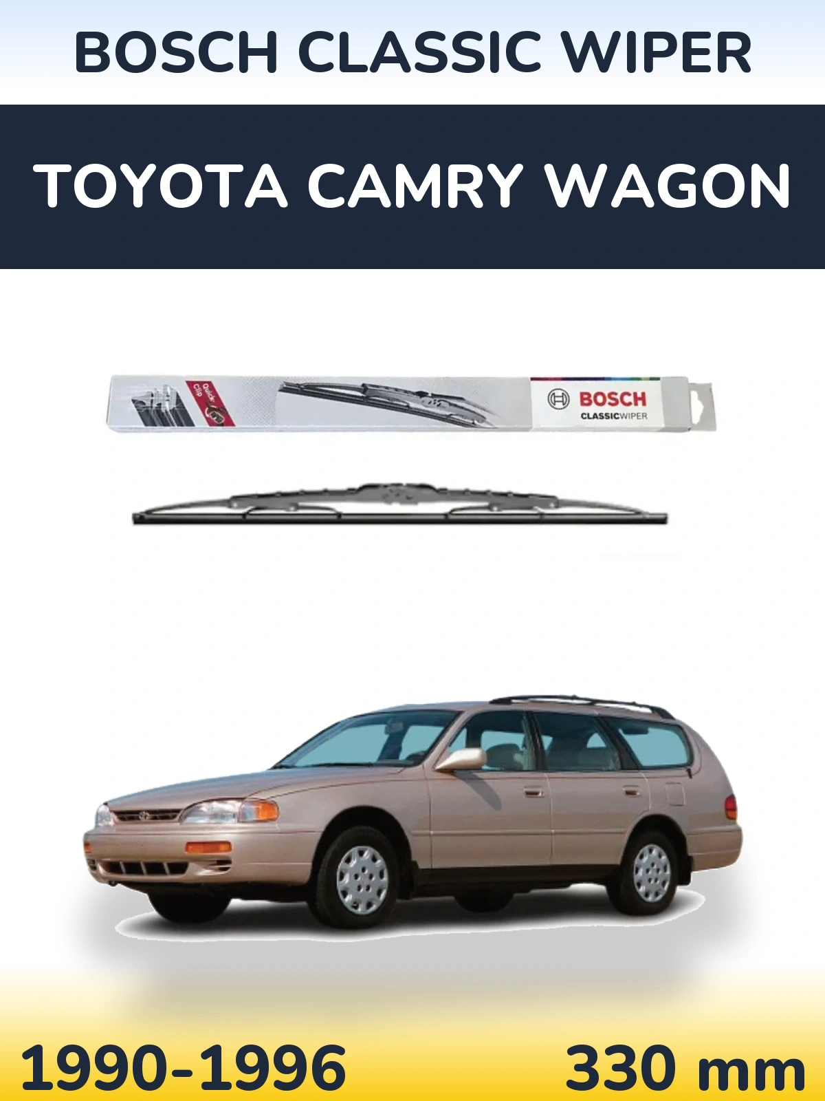 Zadní stěrač BOSCH Classic Wiper 340 mm pro Toyota Camry Wagon 1990-1996