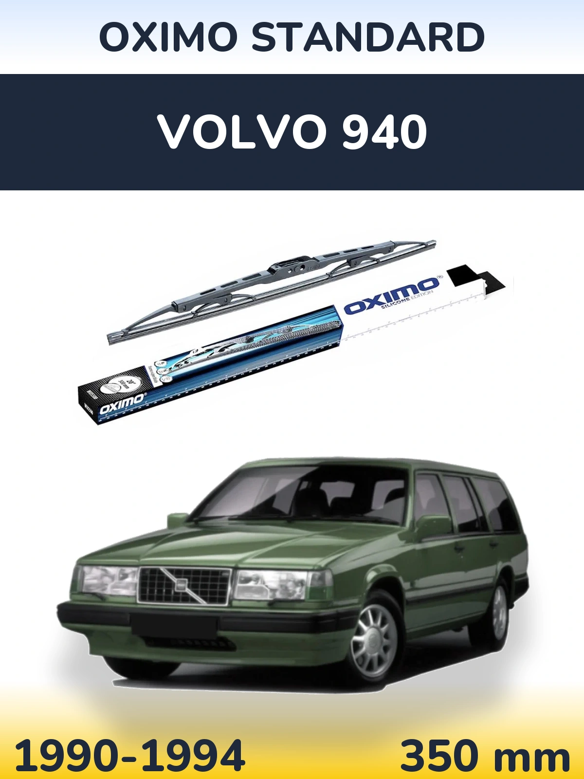 Zadní stěrač Oximo Standard 350 mm pro Volvo 940 1990-1994