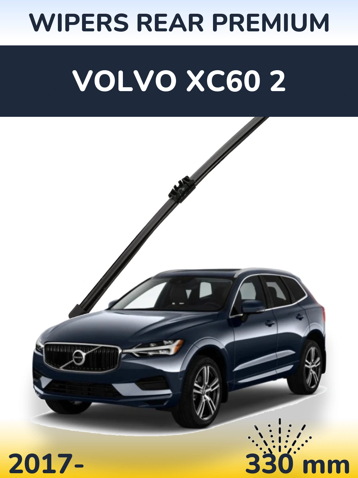 Zadní stěrač WIPERS REAR PREMIUM 330 mm pro Volvo XC60 2 2017-2026
