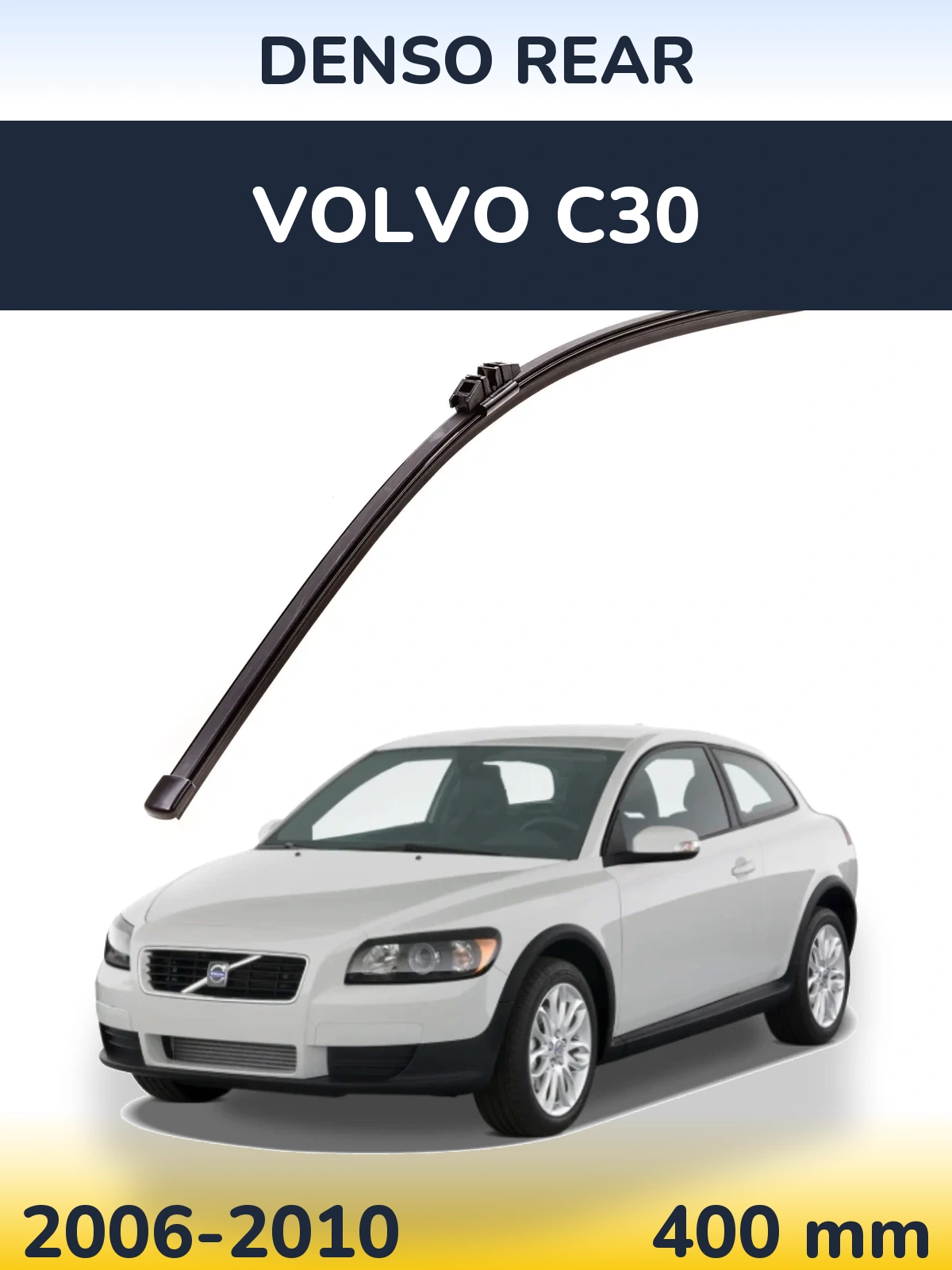 Zadní stěrač Denso Rear 400 mm pro Volvo C30 2006-2010