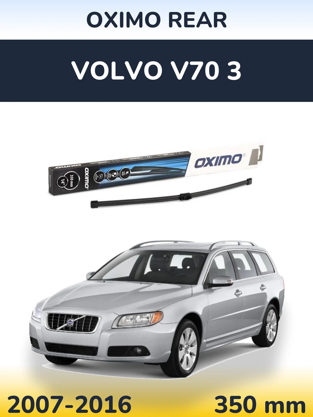 Zadní stěrač Oximo Rear 350 mm pro Volvo V70 3 2007-2016