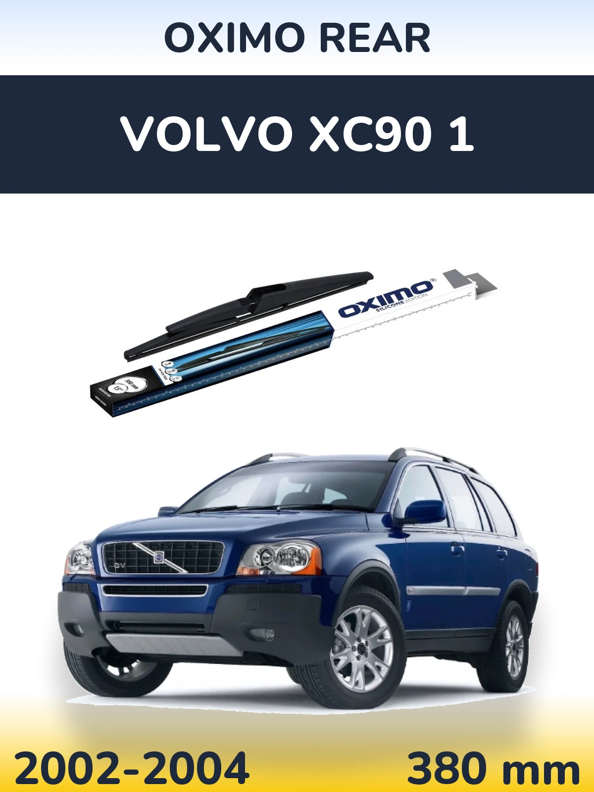 Zadní stěrač Oximo Rear 380 mm pro Volvo XC90 1 2002-2004