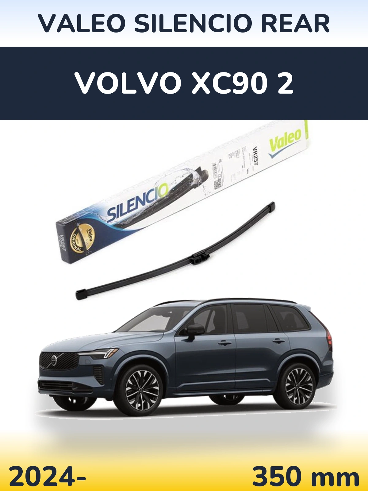Zadní stěrač Valeo Silencio Rear 350 mm pro Volvo XC90 2 2024-2026