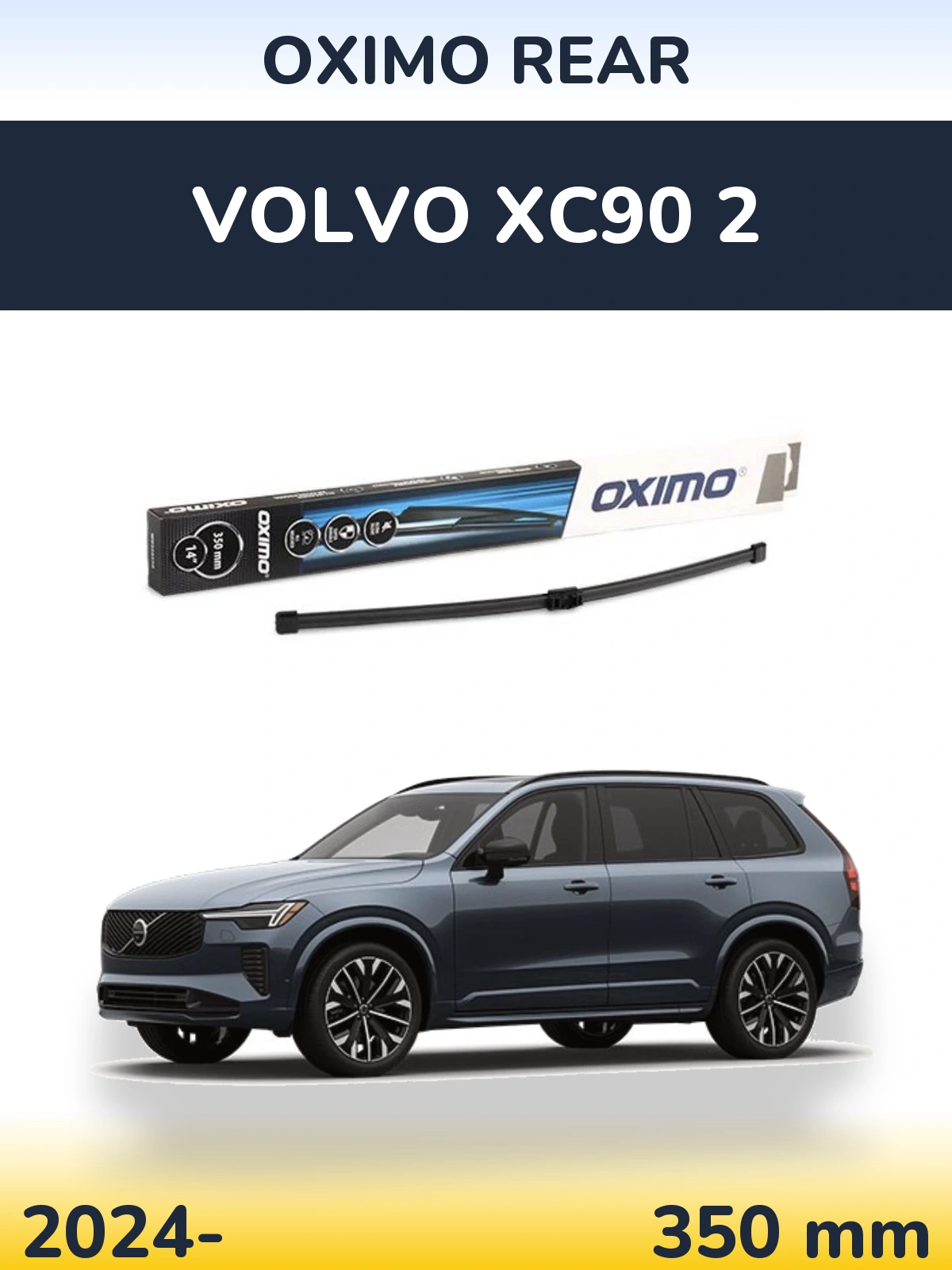 Zadní stěrač Oximo Rear 350 mm pro Volvo XC90 2 2024-2026