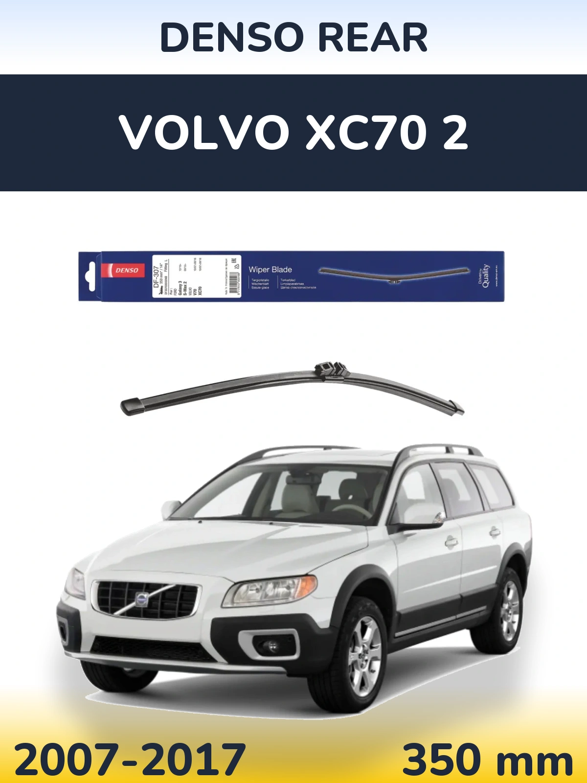 Zadní stěrač Denso Rear 350 mm pro Volvo XC70 2 2007-2017