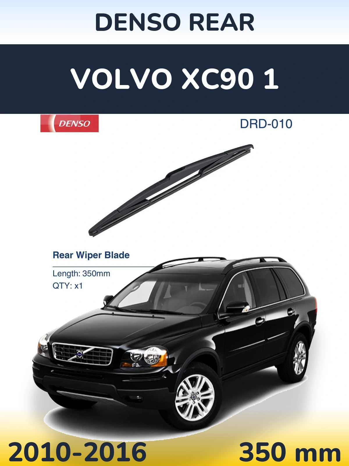 Zadní stěrač Denso Rear 350 mm pro Volvo XC90 1 2010-2016