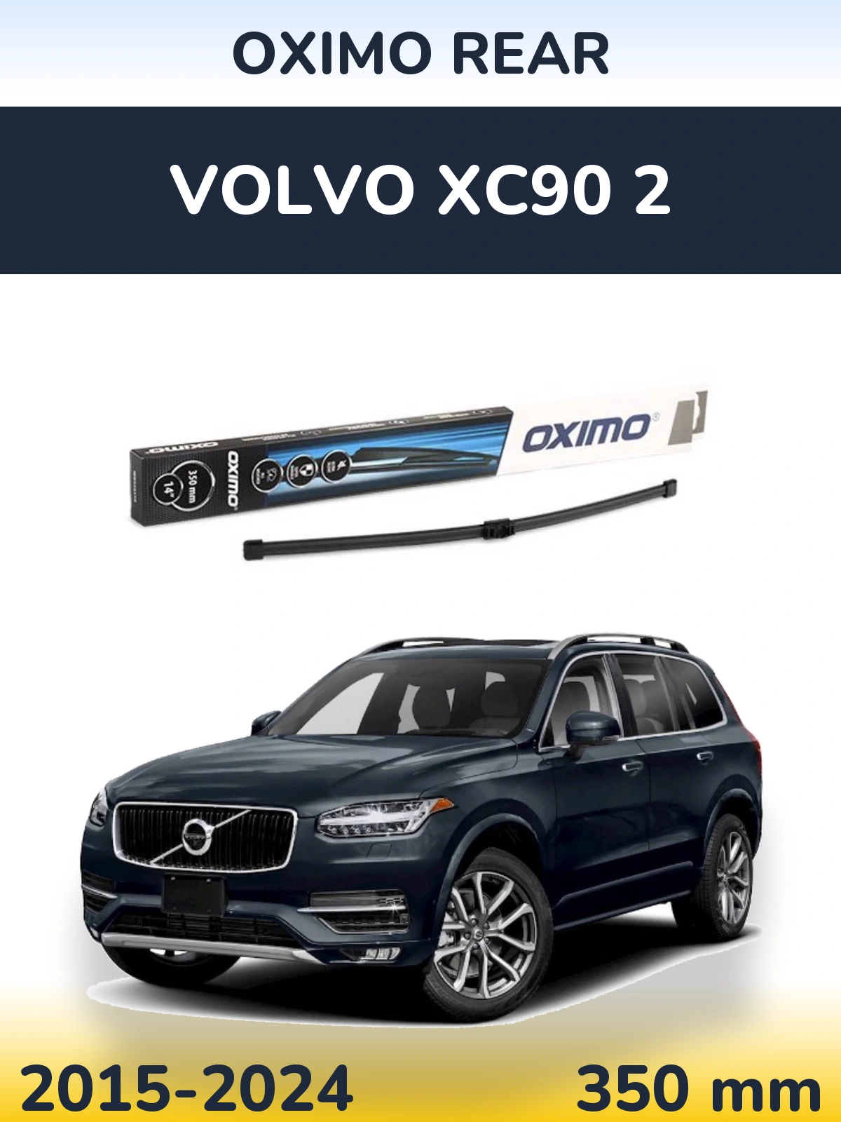 Zadní stěrač Oximo Rear 350 mm pro Volvo XC90 2 2015-2024