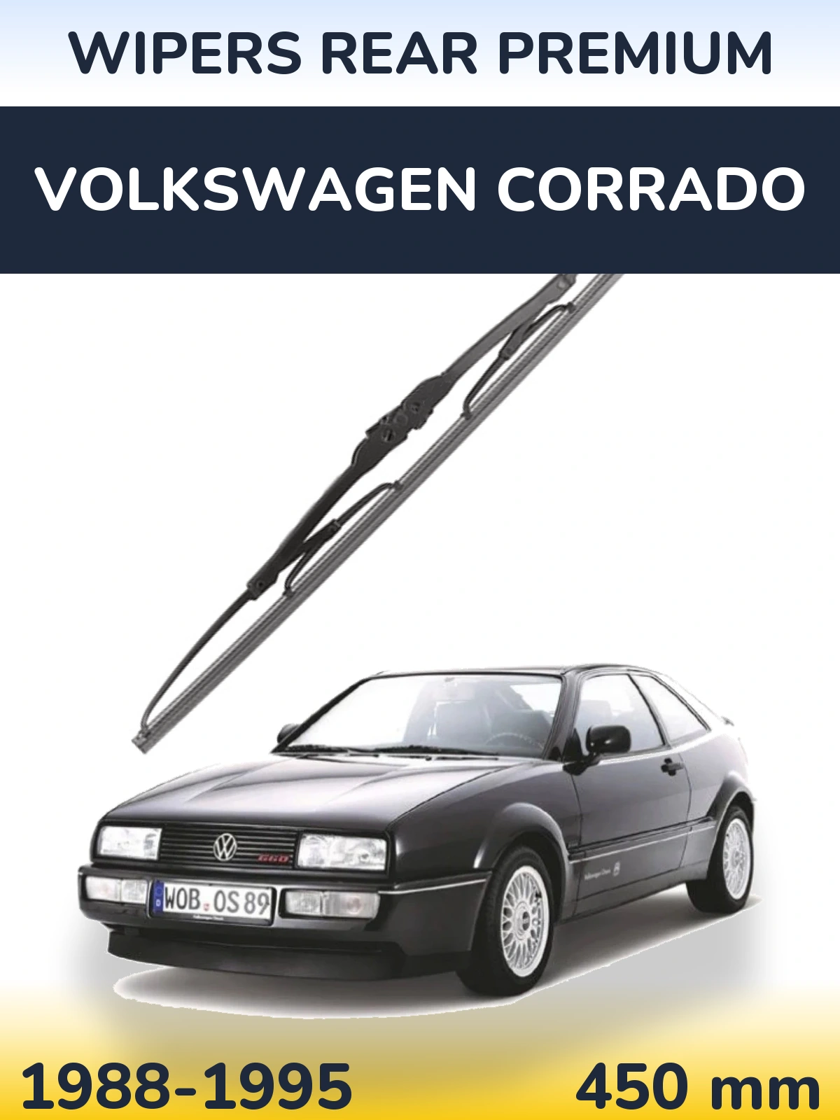 Zadní stěrač WIPERS REAR PREMIUM 450 mm pro Volkswagen Corrado 1988-1995