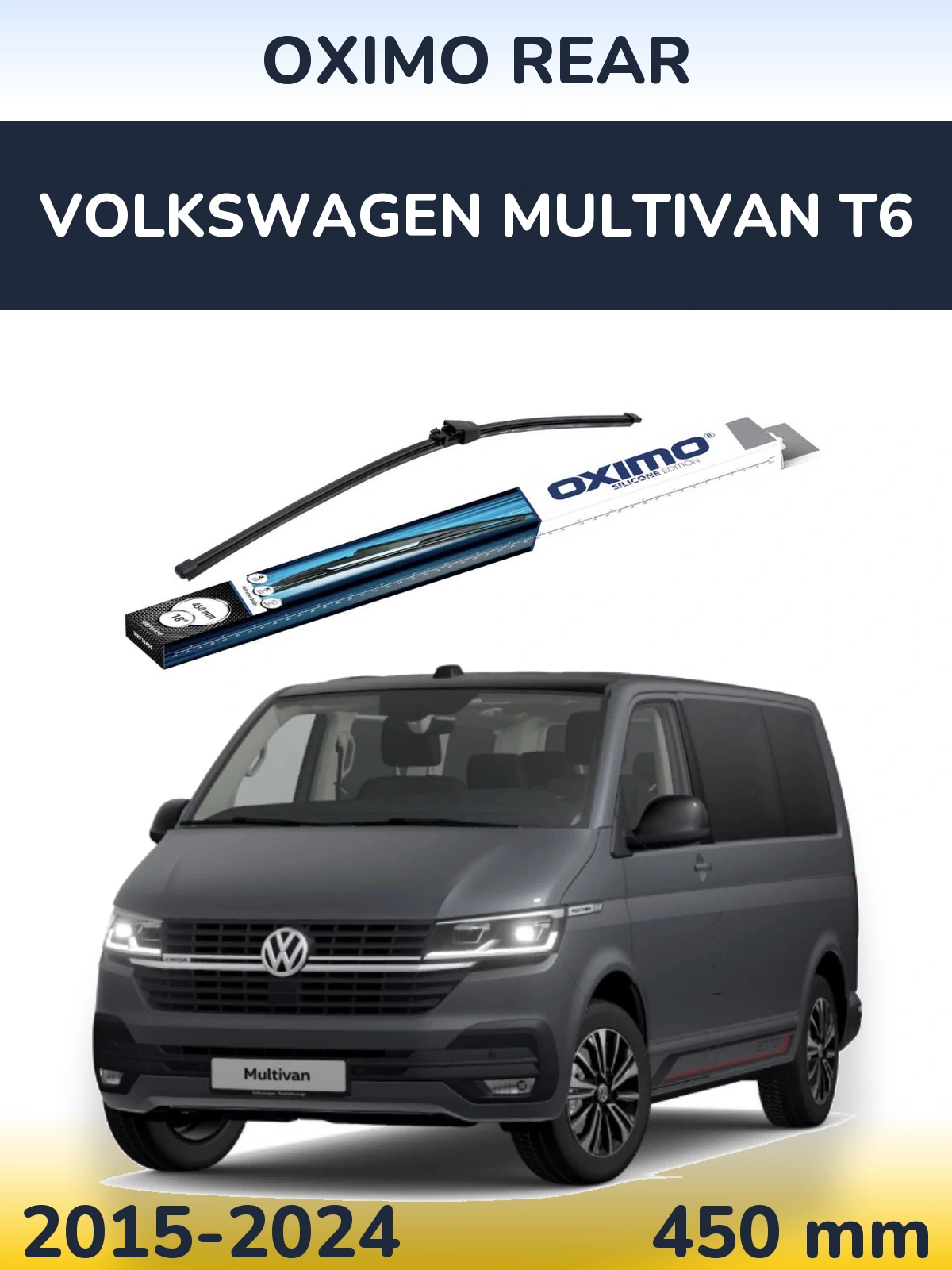 Zadní stěrač Oximo Rear 450 mm pro Volkswagen Multivan T6 2015-2024