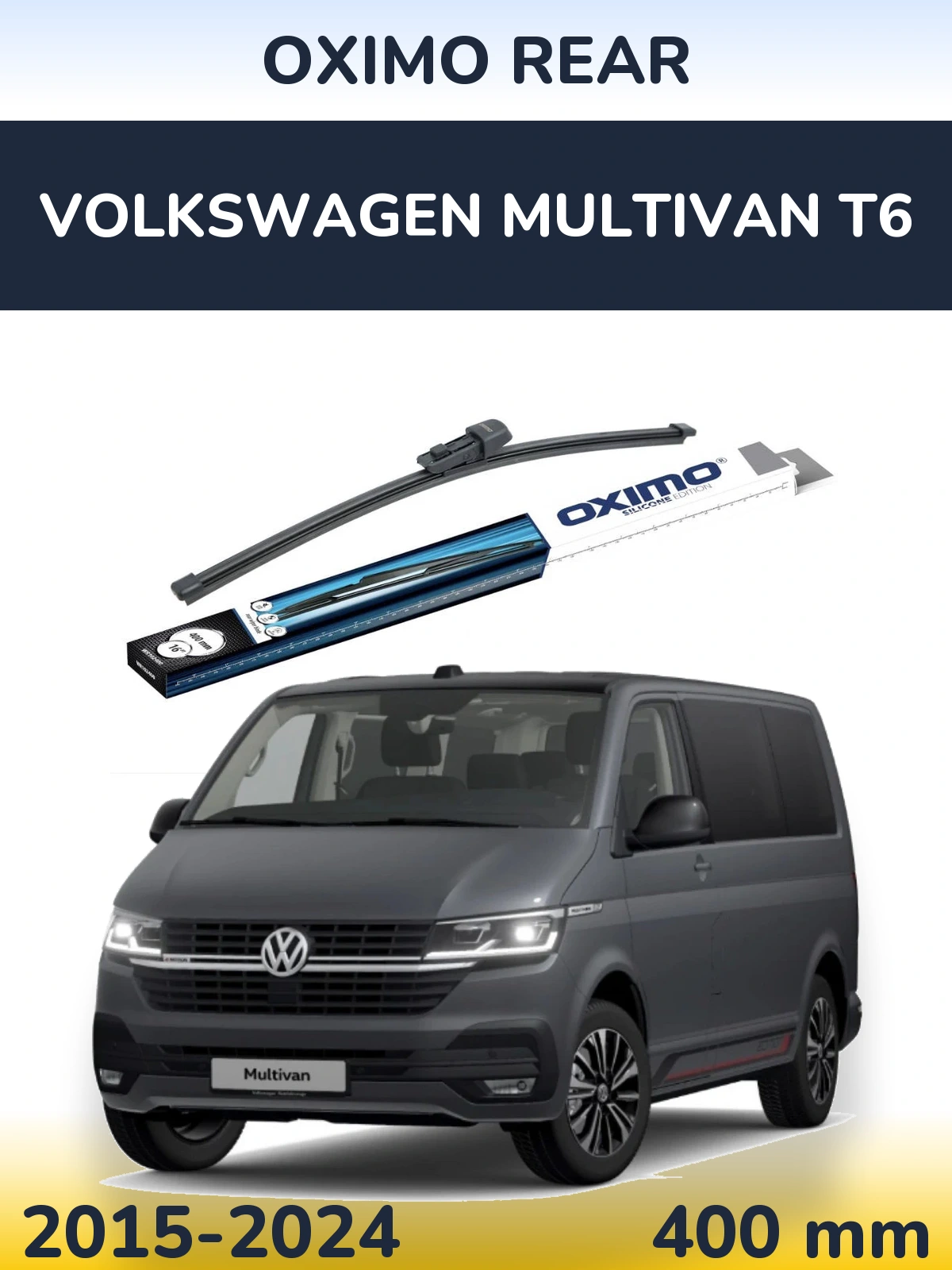 Zadní stěrač Oximo Rear 400 mm pro Volkswagen Multivan T6 2015-2024