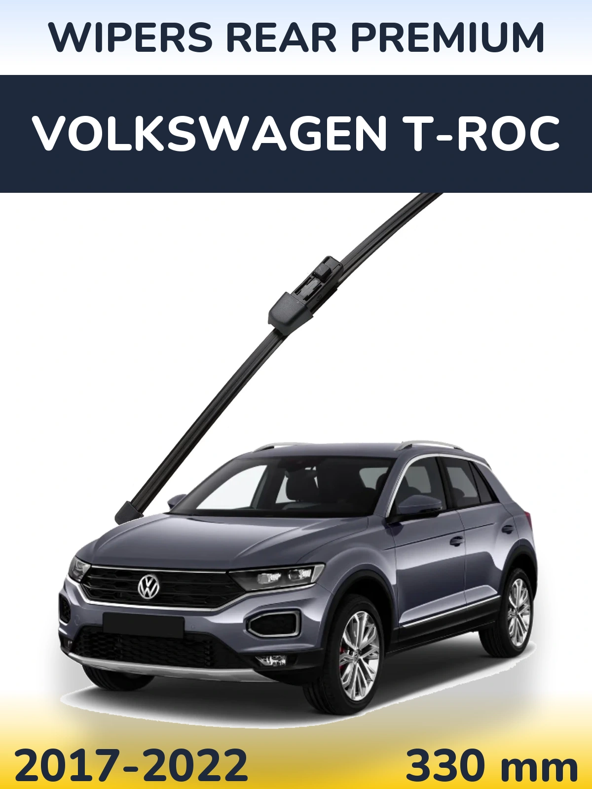Zadní stěrač WIPERS REAR PREMIUM 330 mm pro Volkswagen T-Roc 2017-2022