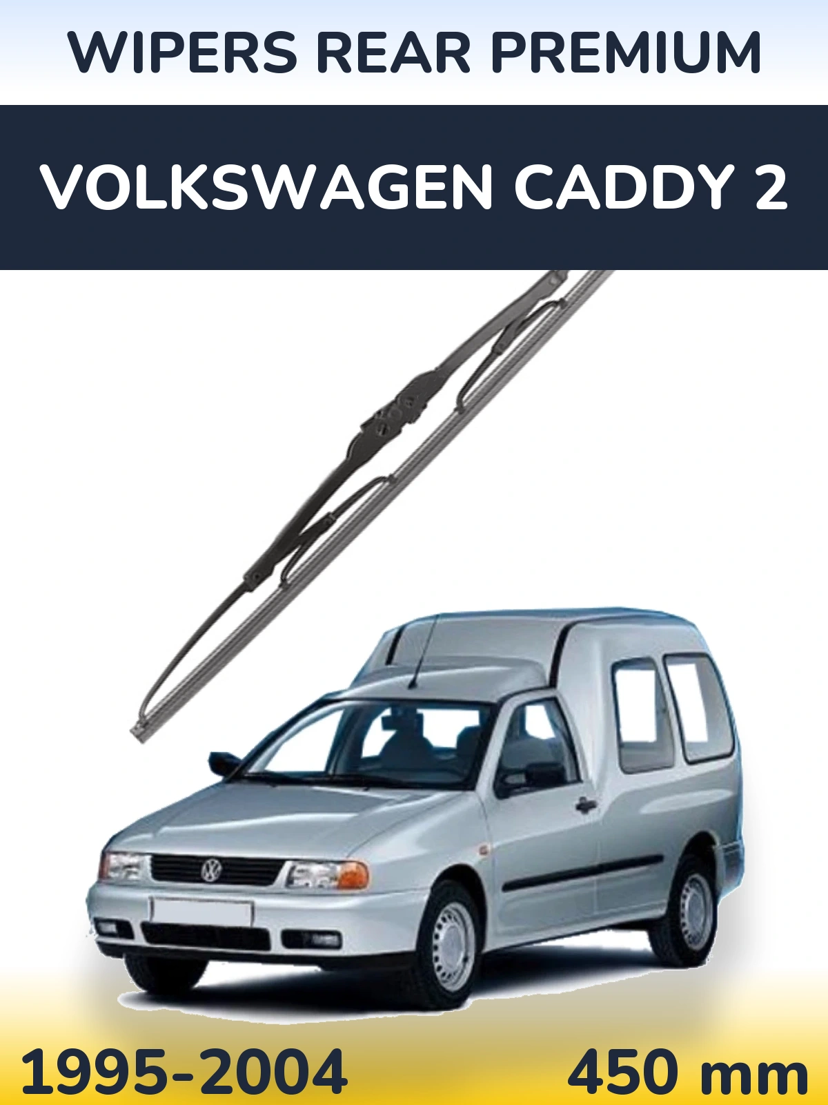 Zadní stěrač WIPERS REAR PREMIUM 450 mm pro Volkswagen Caddy 2 1995-2004