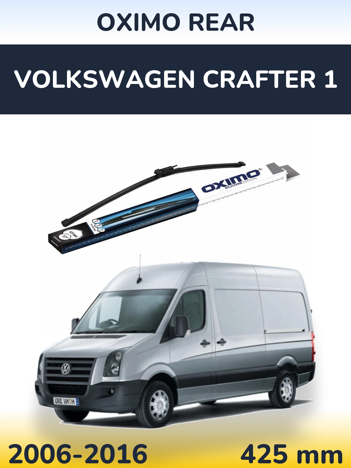 Zadní stěrač Oximo Rear 425 mm pro Volkswagen Crafter 1 2006-2016