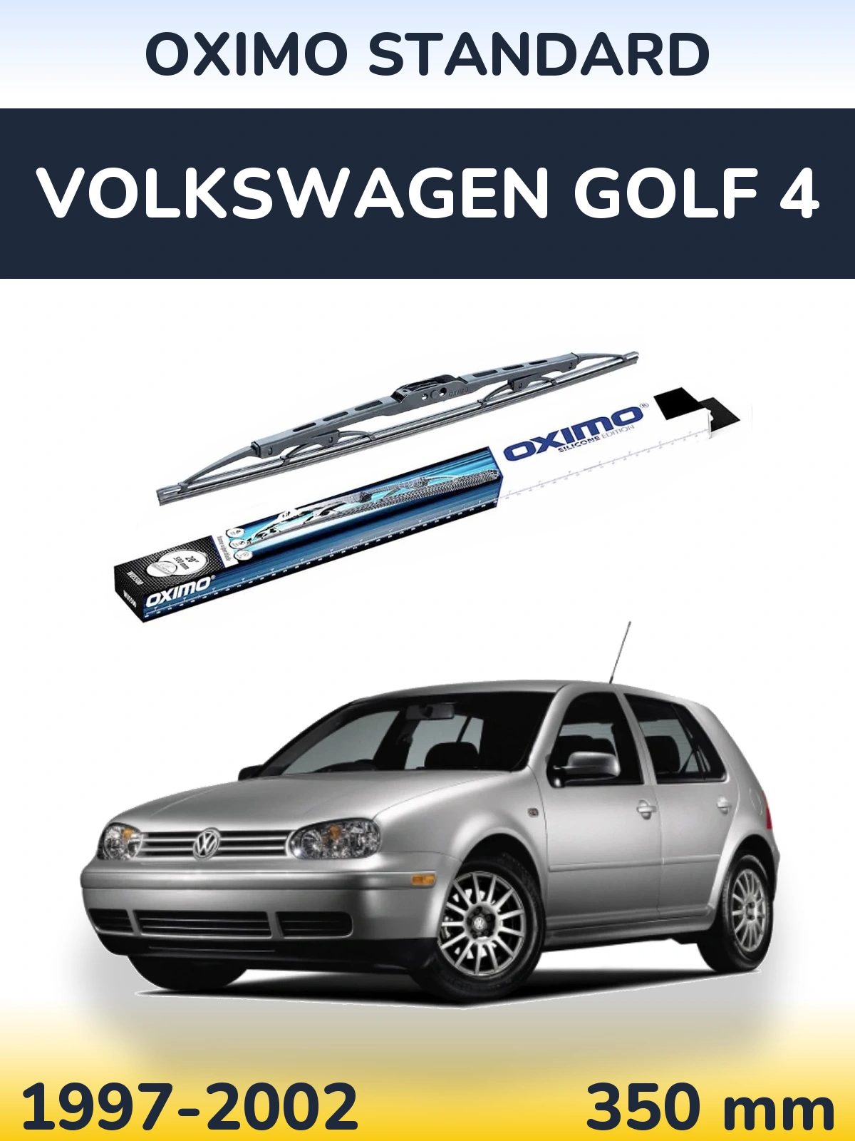 Zadní stěrač Oximo Standard 350 mm pro Volkswagen Golf 4 1997-2002