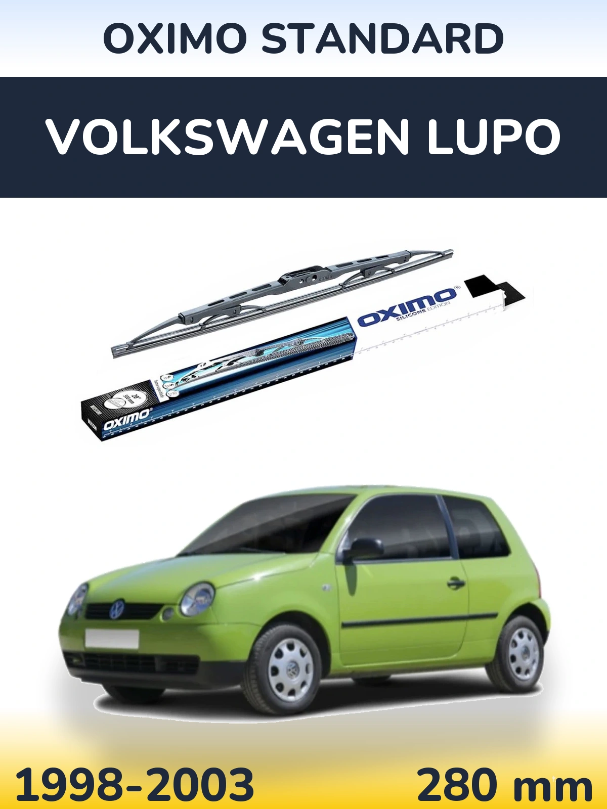 Zadní stěrač Oximo Standard 275 mm pro Volkswagen Lupo 1998-2003