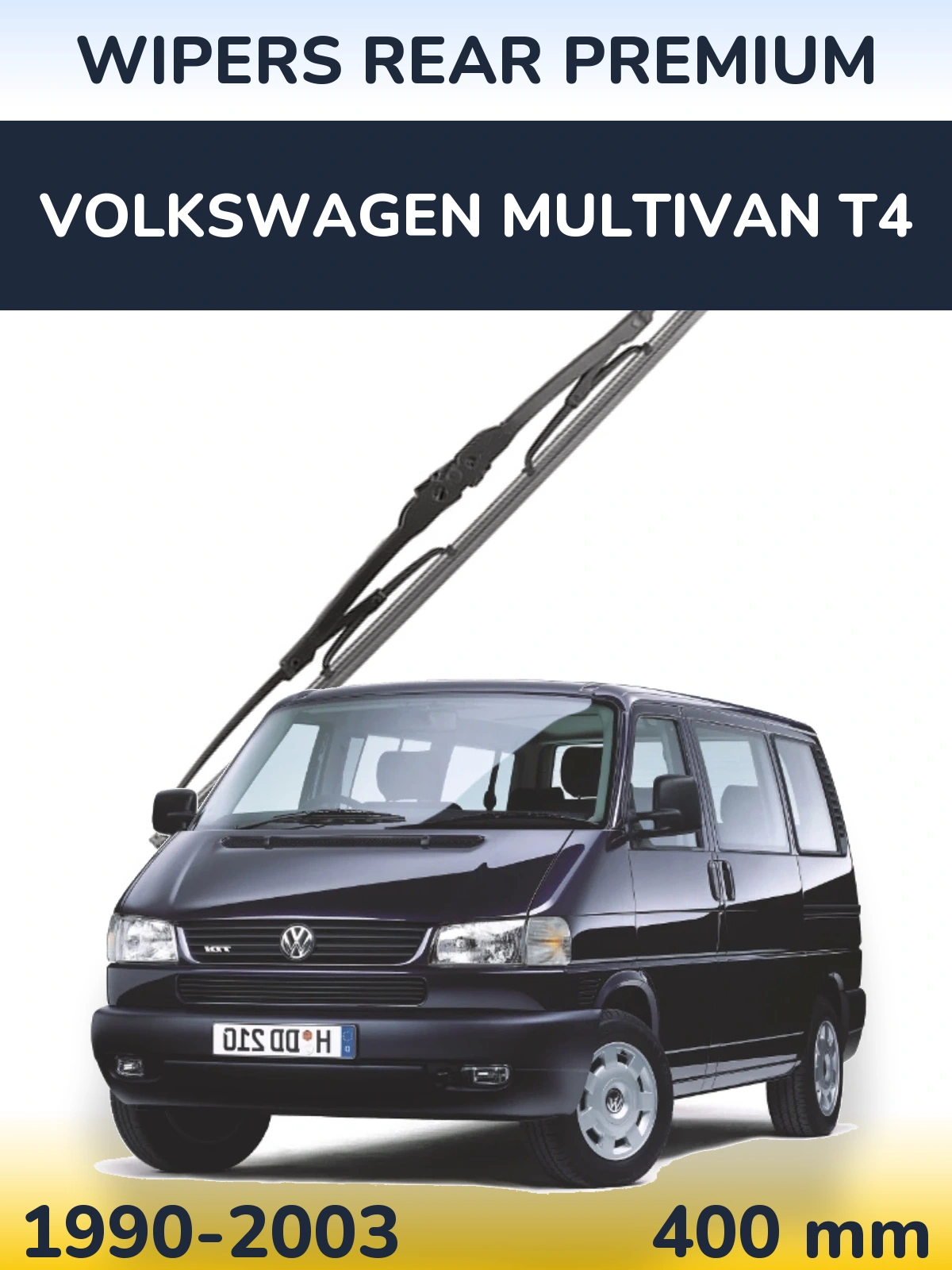 Zadní stěrač WIPERS REAR PREMIUM 400 mm pro Volkswagen Multivan T4 1990-2003