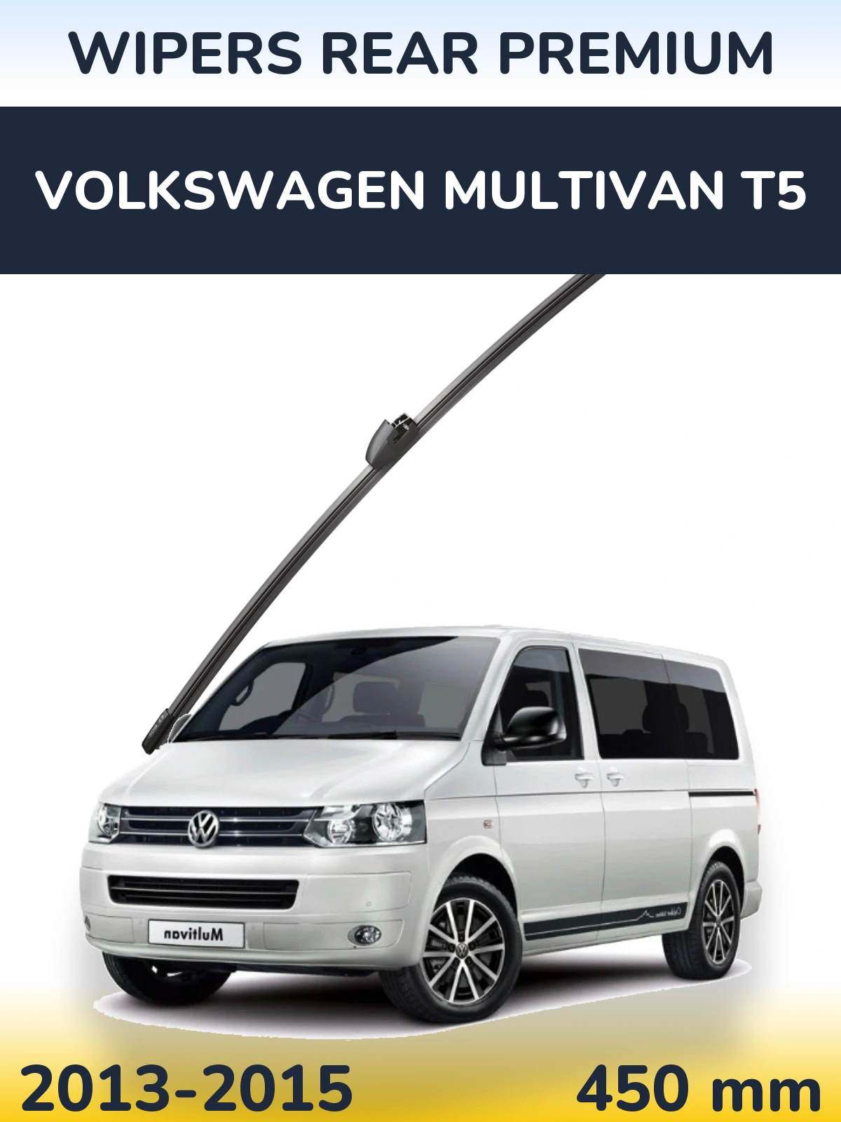 Zadní stěrač WIPERS REAR PREMIUM 450 mm pro Volkswagen Multivan T5 2013-2015