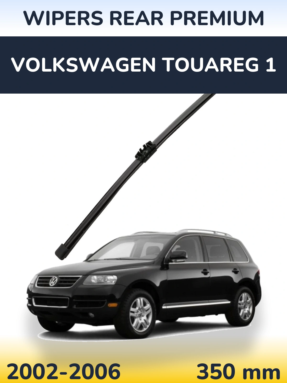 Zadní stěrač WIPERS REAR PREMIUM 350 mm pro Volkswagen Touareg 1 2002-2006
