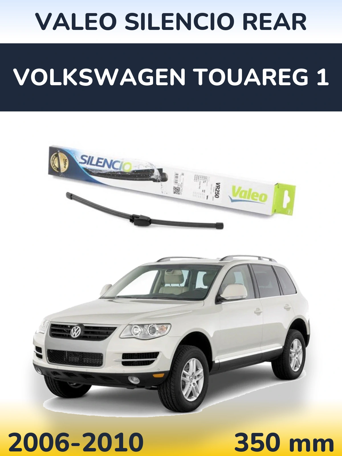 Zadní stěrač Valeo Silencio Rear 335 mm pro Volkswagen Touareg 1 2006-2010
