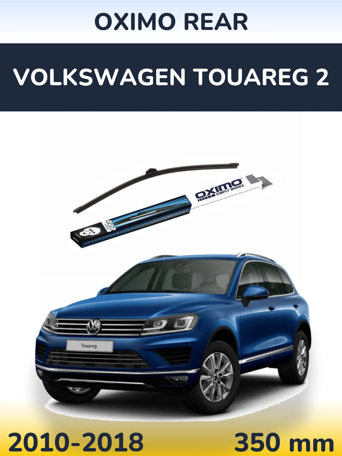 Zadní stěrač Oximo Rear 380 mm pro Volkswagen Touareg 2 2010-2018
