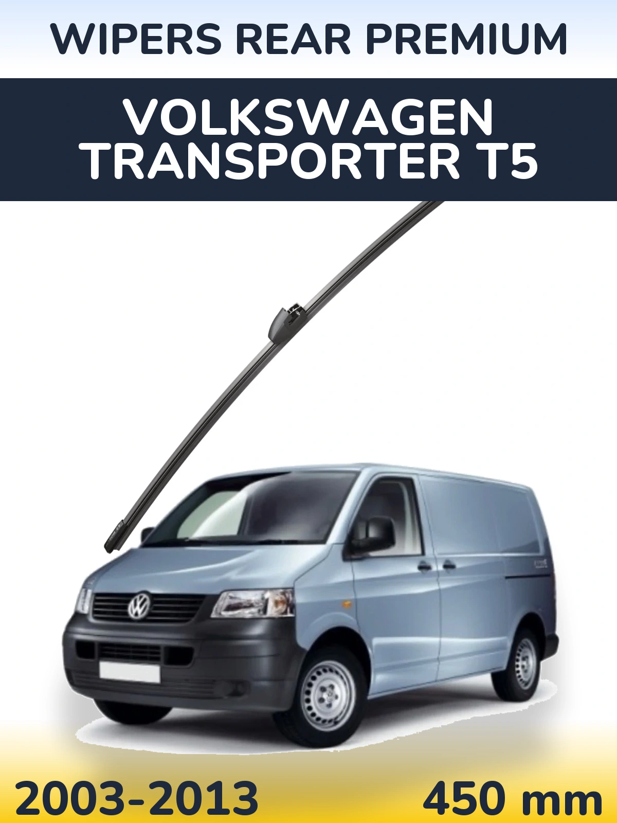 Zadní stěrač WIPERS REAR PREMIUM 450 mm pro Volkswagen Transporter T5 2003-2013