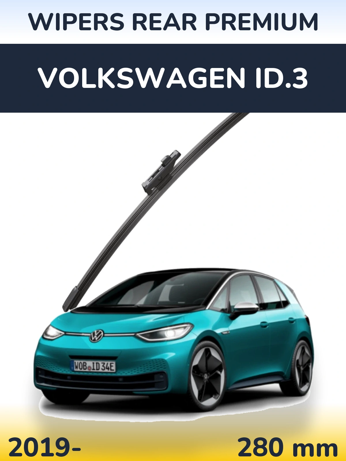 Zadní stěrač WIPERS REAR PREMIUM 280 mm pro Volkswagen ID.3 2019-2026