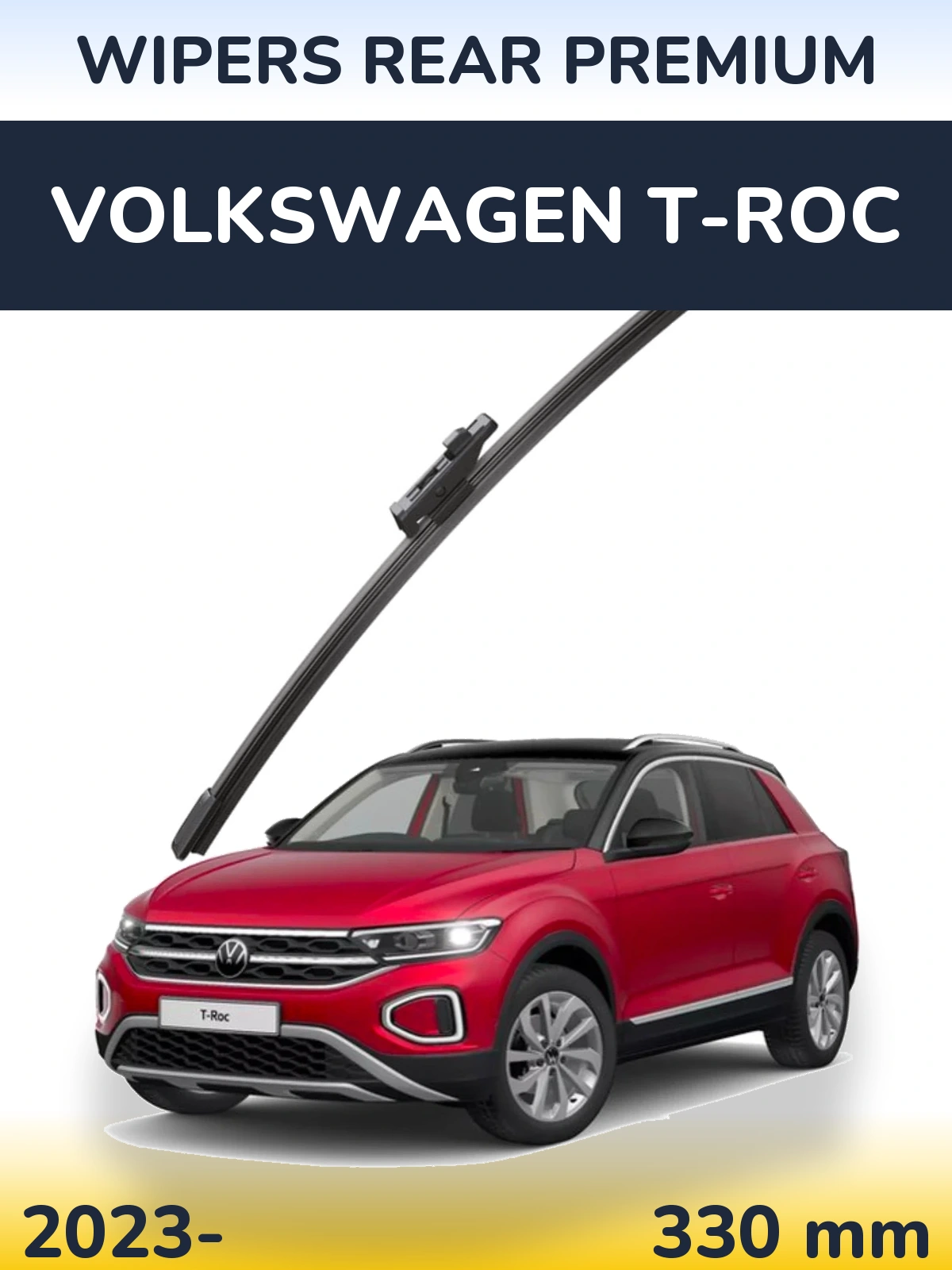 Zadní stěrač WIPERS REAR PREMIUM 330 mm pro Volkswagen T-Roc 2023-2026