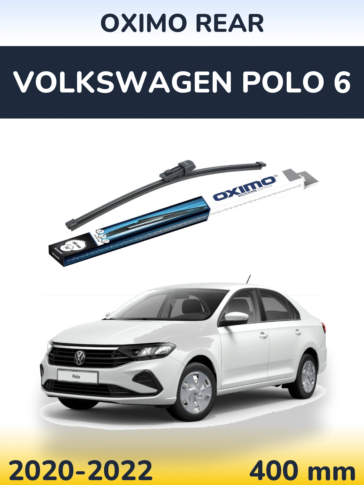 Zadní stěrač Oximo Rear 400 mm pro Volkswagen Polo 6 2020-2022