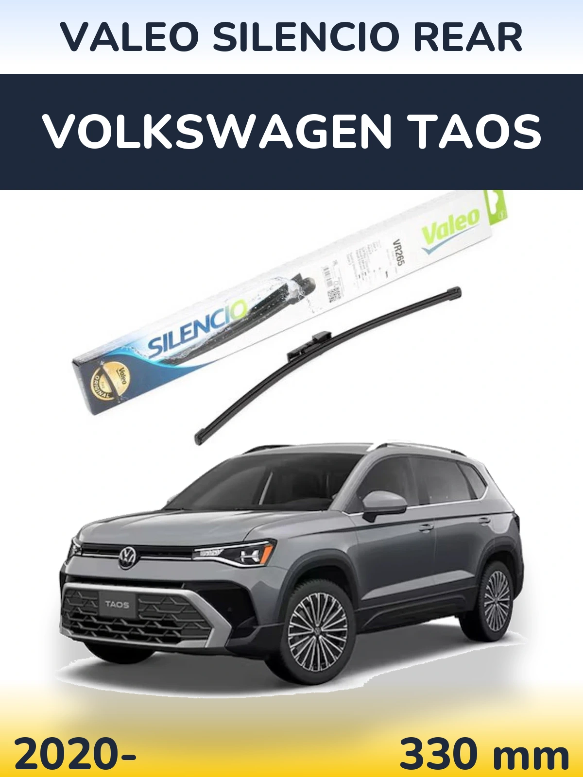 Zadní stěrač Valeo Silencio Rear 335 mm pro Volkswagen Taos 2020-2026