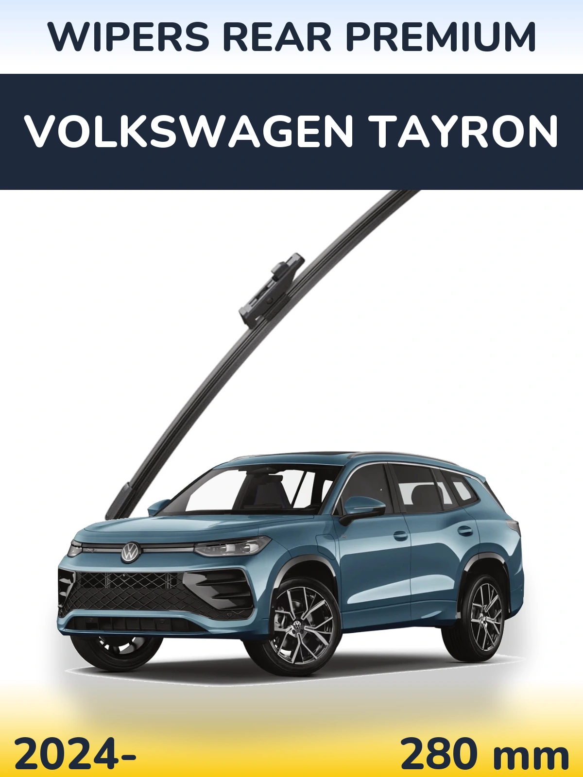 Задня щітка WIPERS REAR PREMIUM 280 мм для Volkswagen Tayron 2024-2026