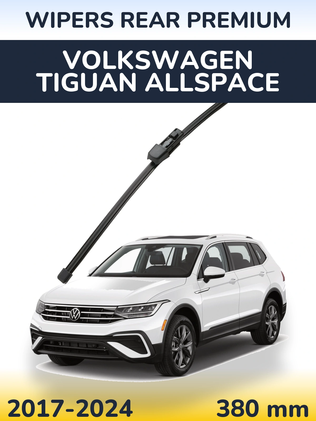 Zadní stěrač WIPERS REAR PREMIUM 380 mm pro Volkswagen Tiguan Allspace 2017-2024