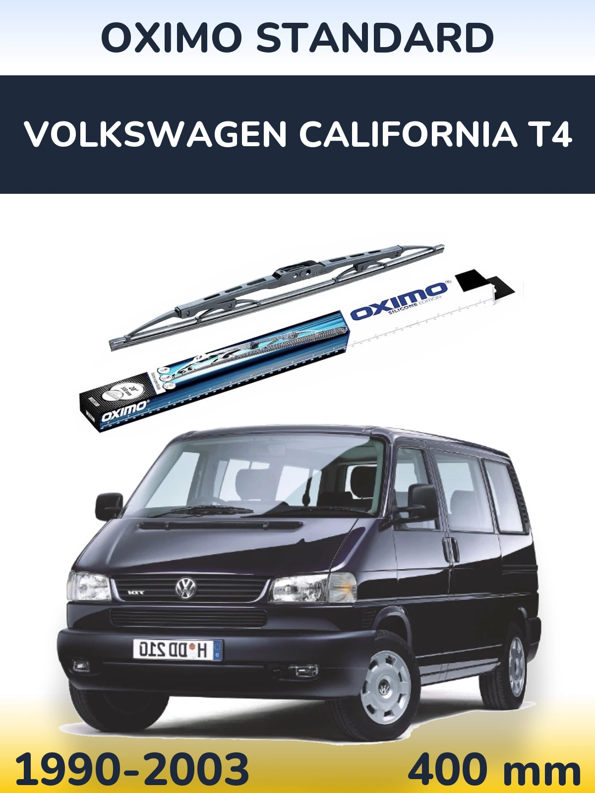 Задня щітка Oximo Standard 400 мм для Volkswagen California T4 1990-2003