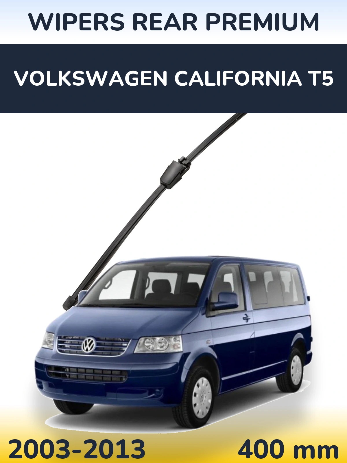 Задня щітка WIPERS REAR PREMIUM 400 мм для Volkswagen California T5 2003-2013