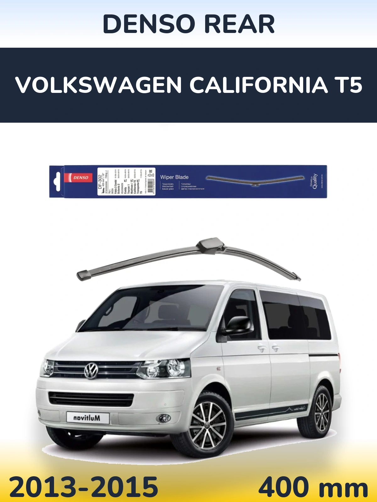 Задня щітка Denso Rear 400 мм для Volkswagen California T5 2013-2015