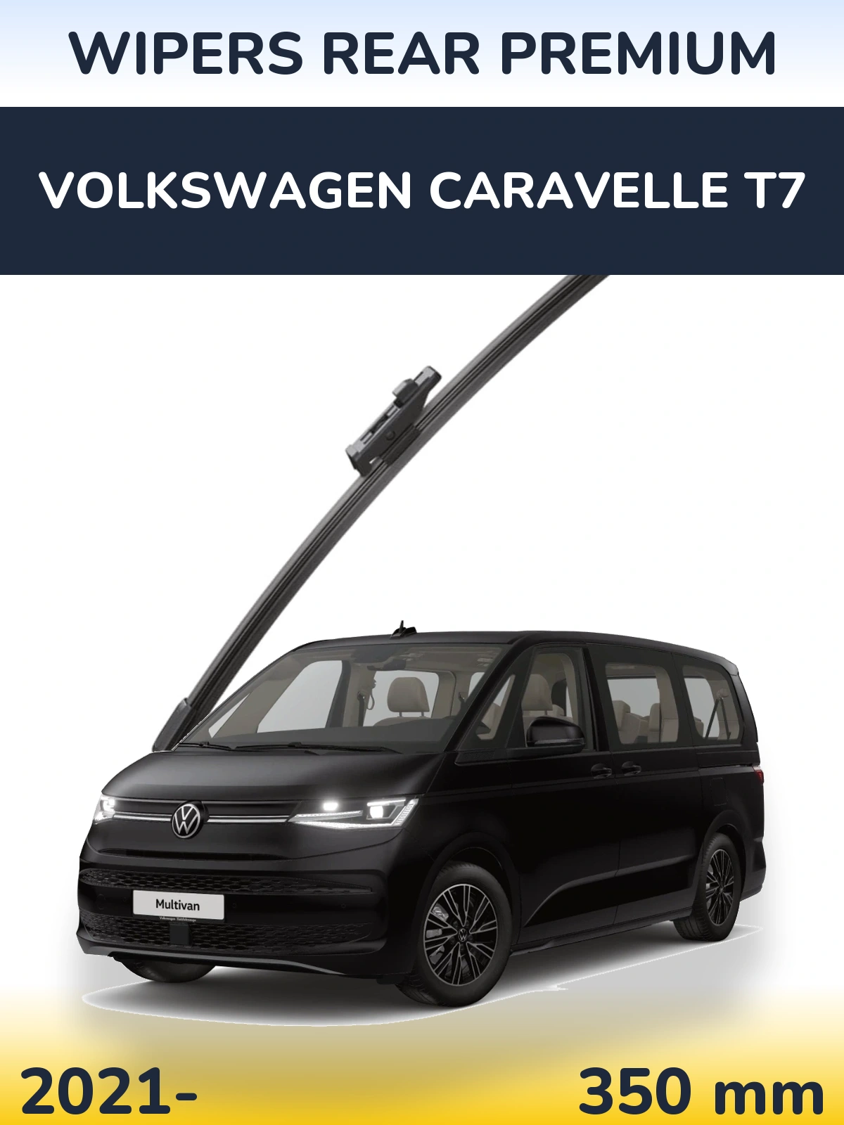 Задня щітка WIPERS REAR PREMIUM 350 мм для Volkswagen Caravelle T7 2021-2026