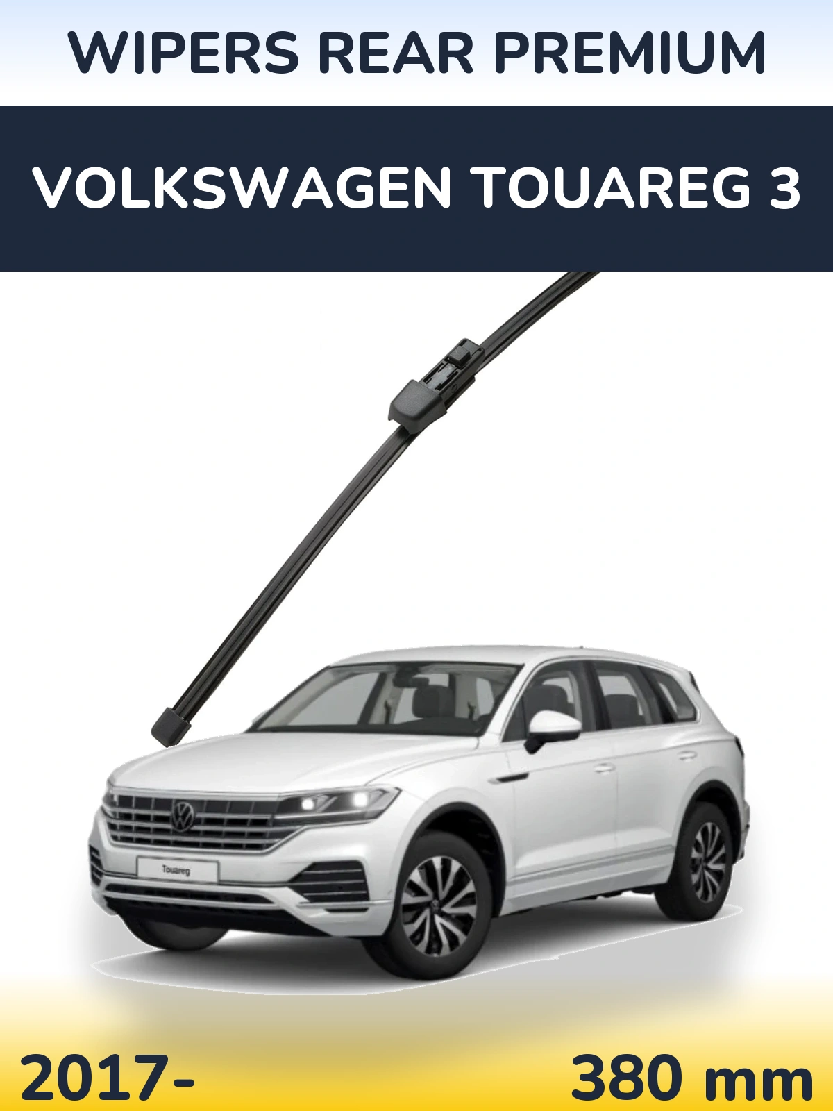 Задня щітка WIPERS REAR PREMIUM 380 мм для Volkswagen Touareg 3 2017-2026