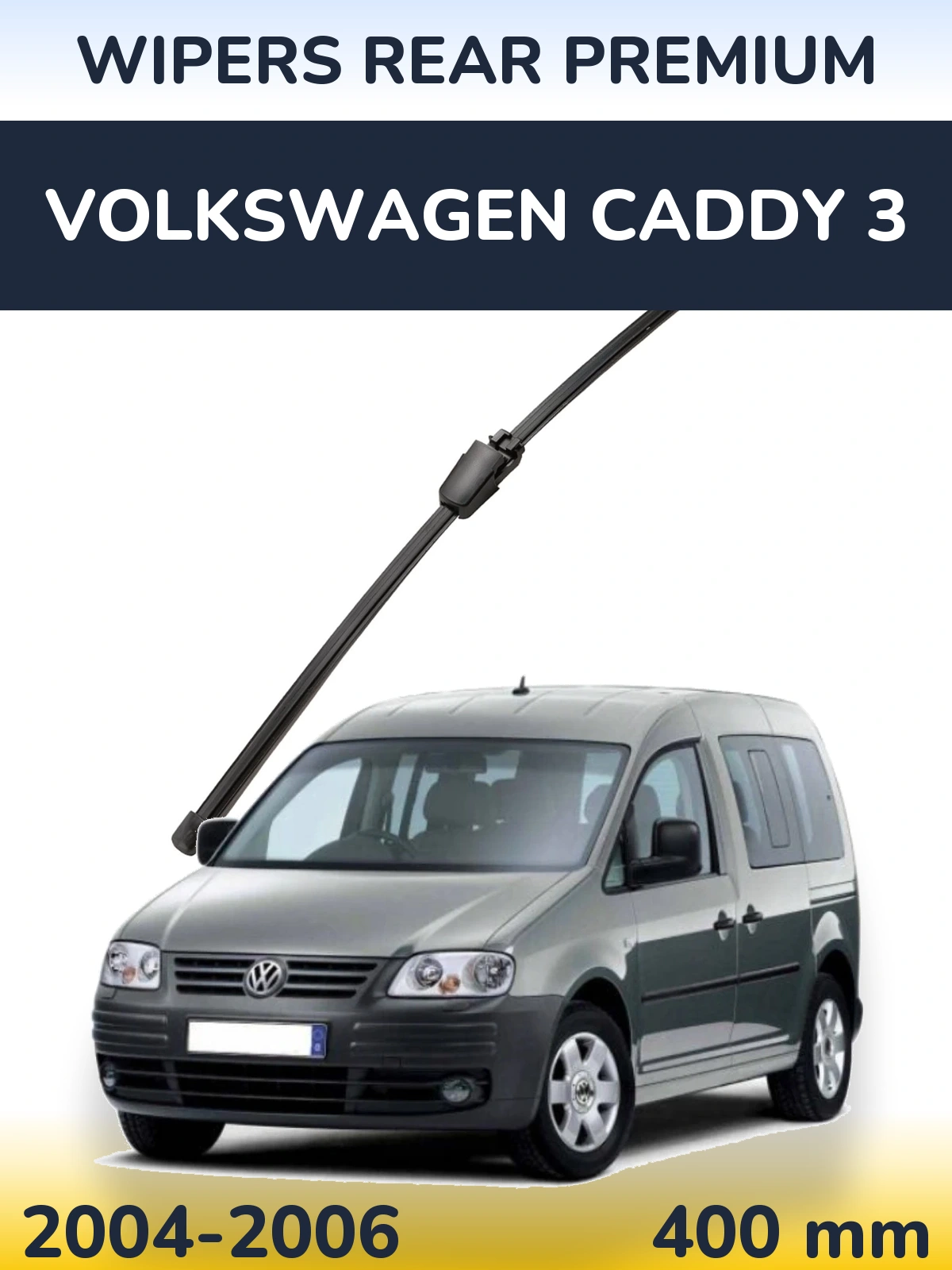 Zadní stěrač WIPERS REAR PREMIUM 400 mm pro Volkswagen Caddy 3 2004-2006