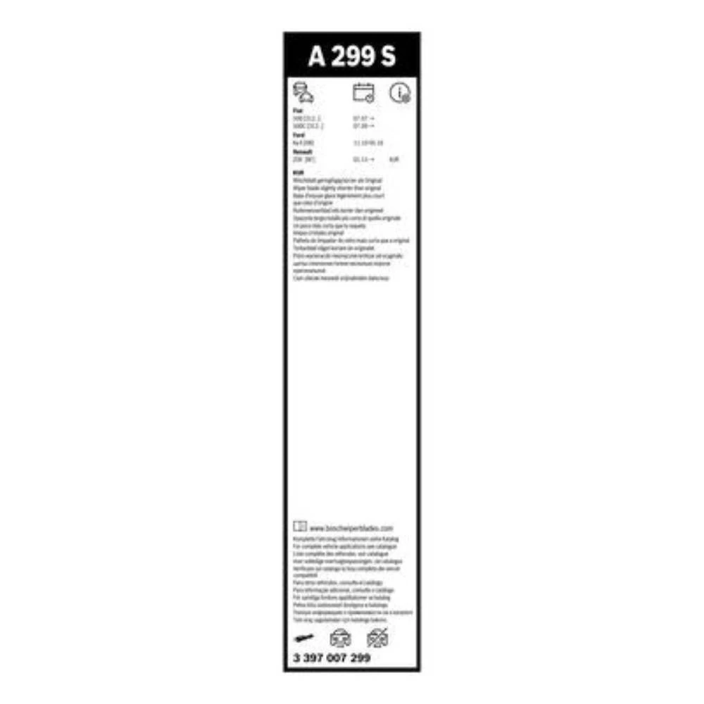 Sada předních stěračů BOSCH AeroTwin 600 a 350 mm pro Abarth 500 2009-2026