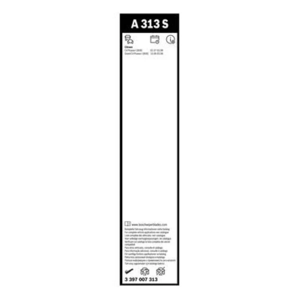 Sada předních stěračů BOSCH AeroTwin 800 a 750 mm pro Citroen C4 Grand Picasso 2007-2008