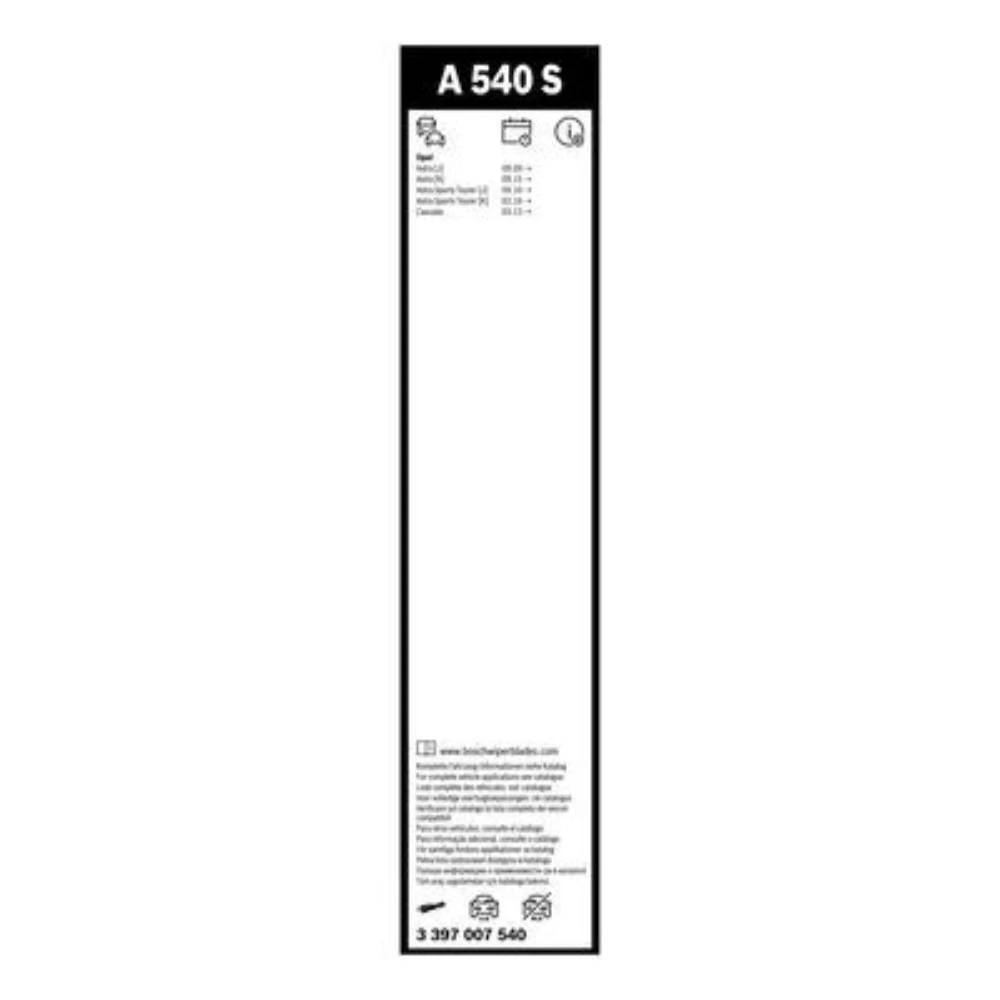 Sada předních stěračů BOSCH AeroTwin 675 a 625 mm pro Opel Astra J 2009-2019