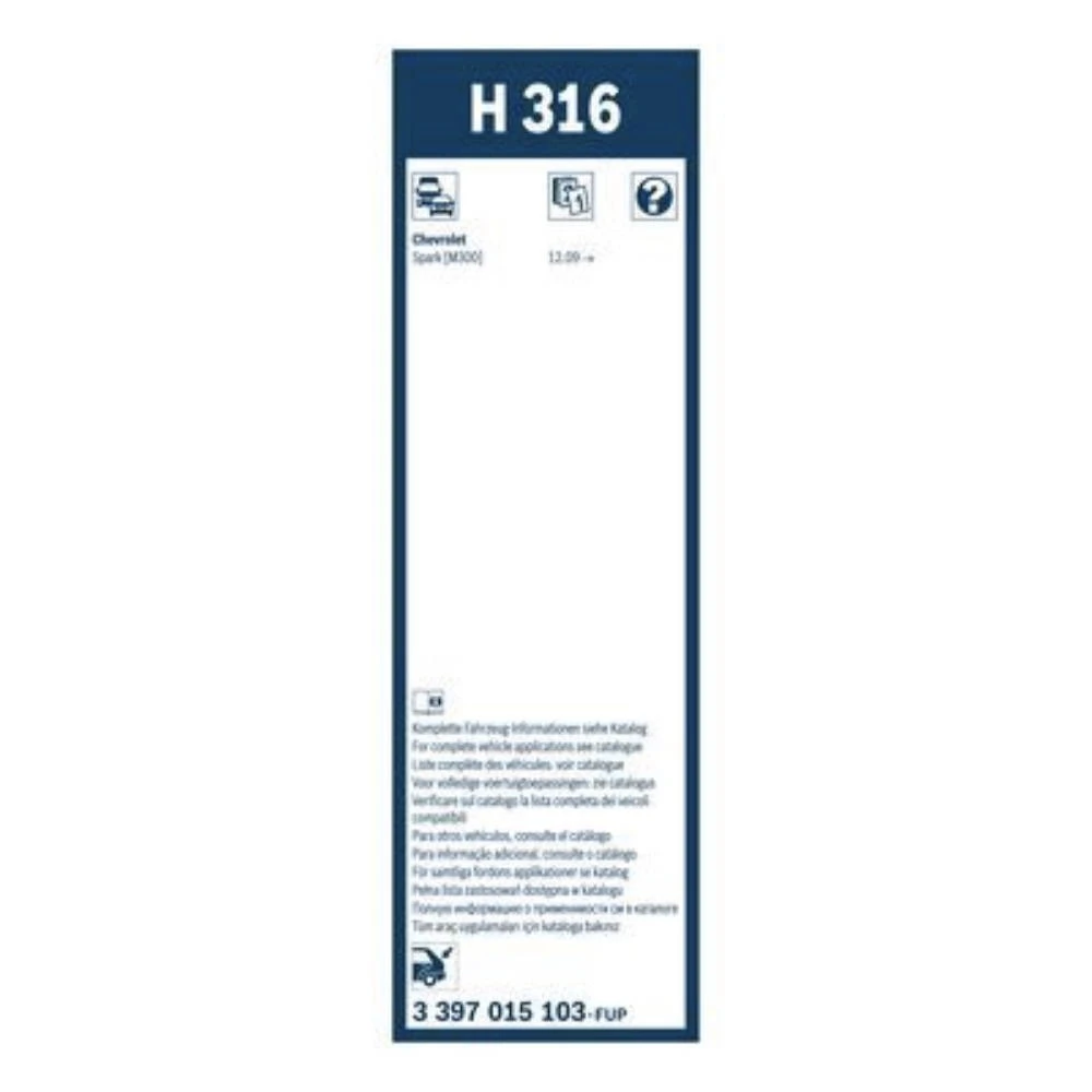 Zadní stěrač BOSCH Rear 300 mm pro Ravon R2 2015-2020