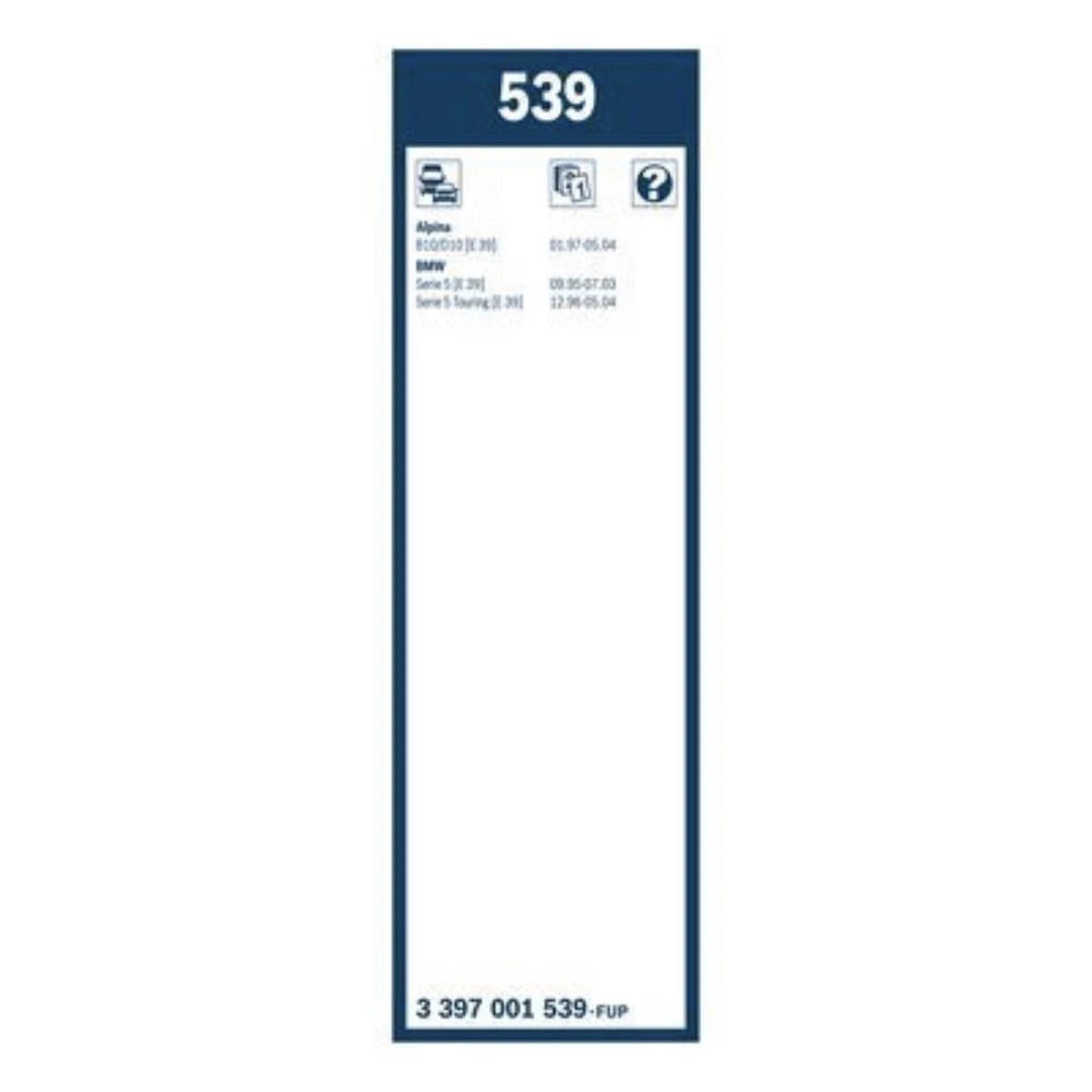 Sada předních stěračů BOSCH Twin 650 a 550 mm pro BMW 5 Series Touring 1995-2004