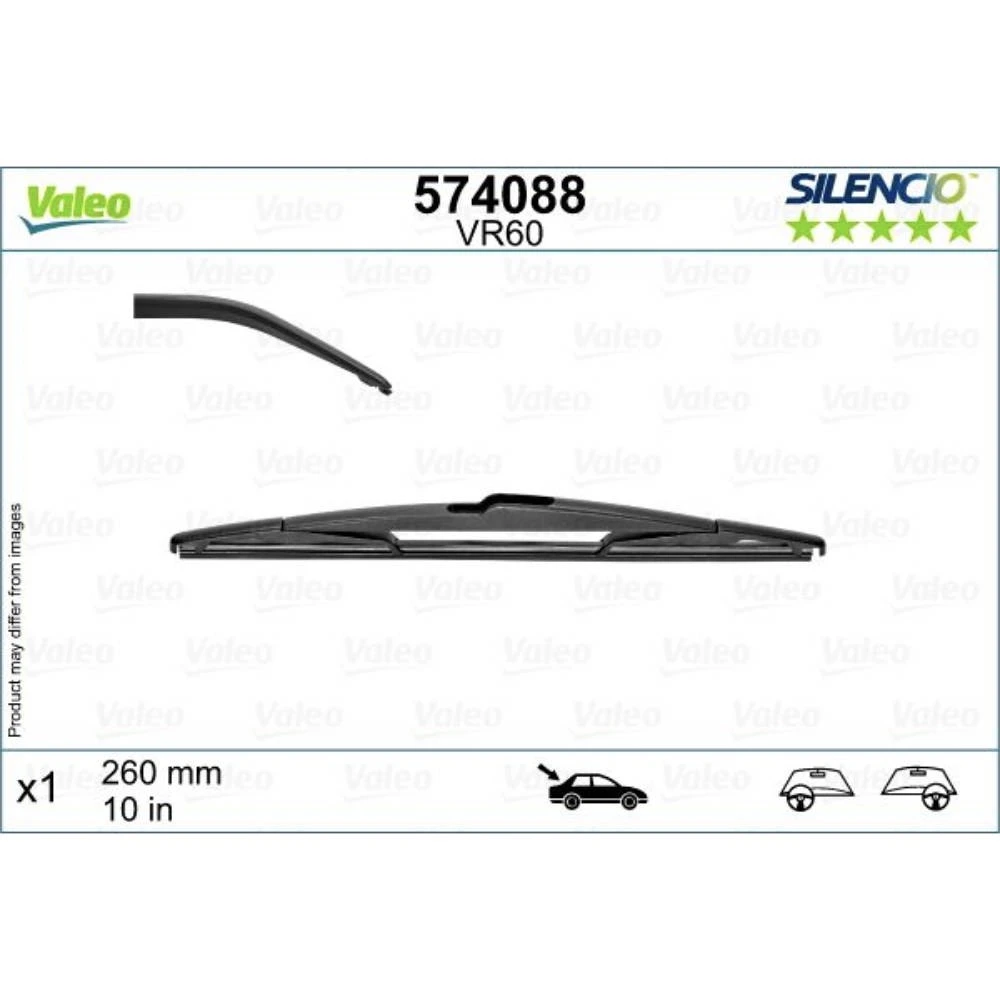 Stěrače Valeo Silencio Rear pro Mercedes B Class
