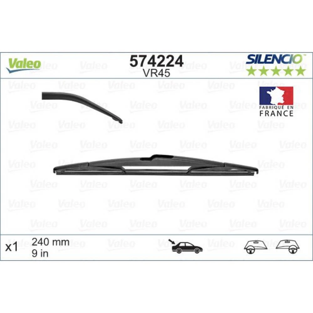 Zadní stěrač Valeo Silencio Rear 240 mm pro MINI One 2013-2021