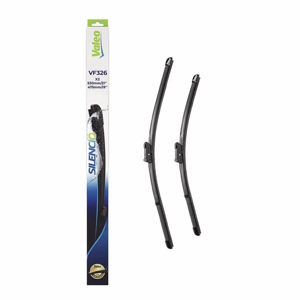 Sada předních stěračů Valeo Silencio Flat 530 a 475 mm pro JAC T8 Pro 2024-2026