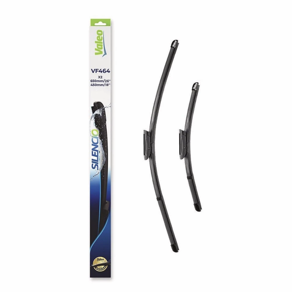Sada předních stěračů Valeo Silencio Flat 650 a 450 mm pro Citroen Nemo 2008-2021