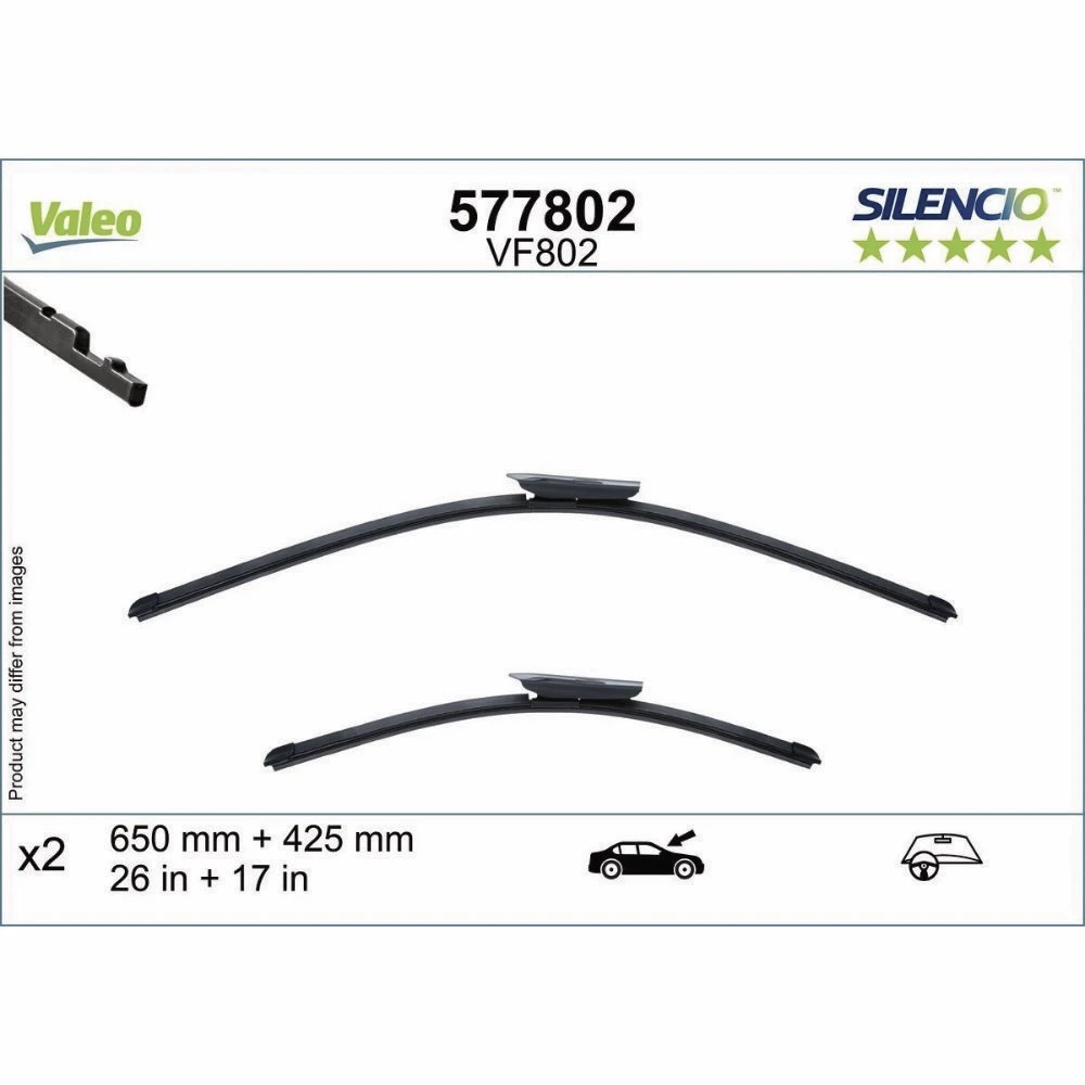 Stěrače Valeo Silencio Flat pro BMW 2 Series