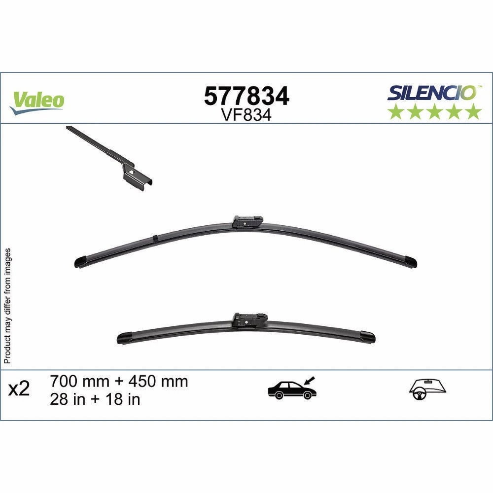 Stěrače Valeo Silencio Flat pro Cupra Tavascan