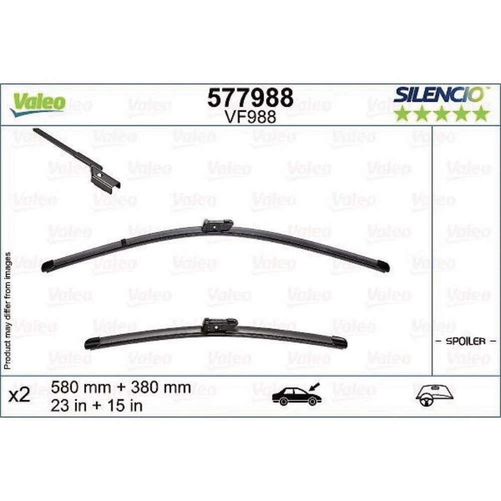 Stěrače Valeo Silencio Flat pro Lancia Musa
