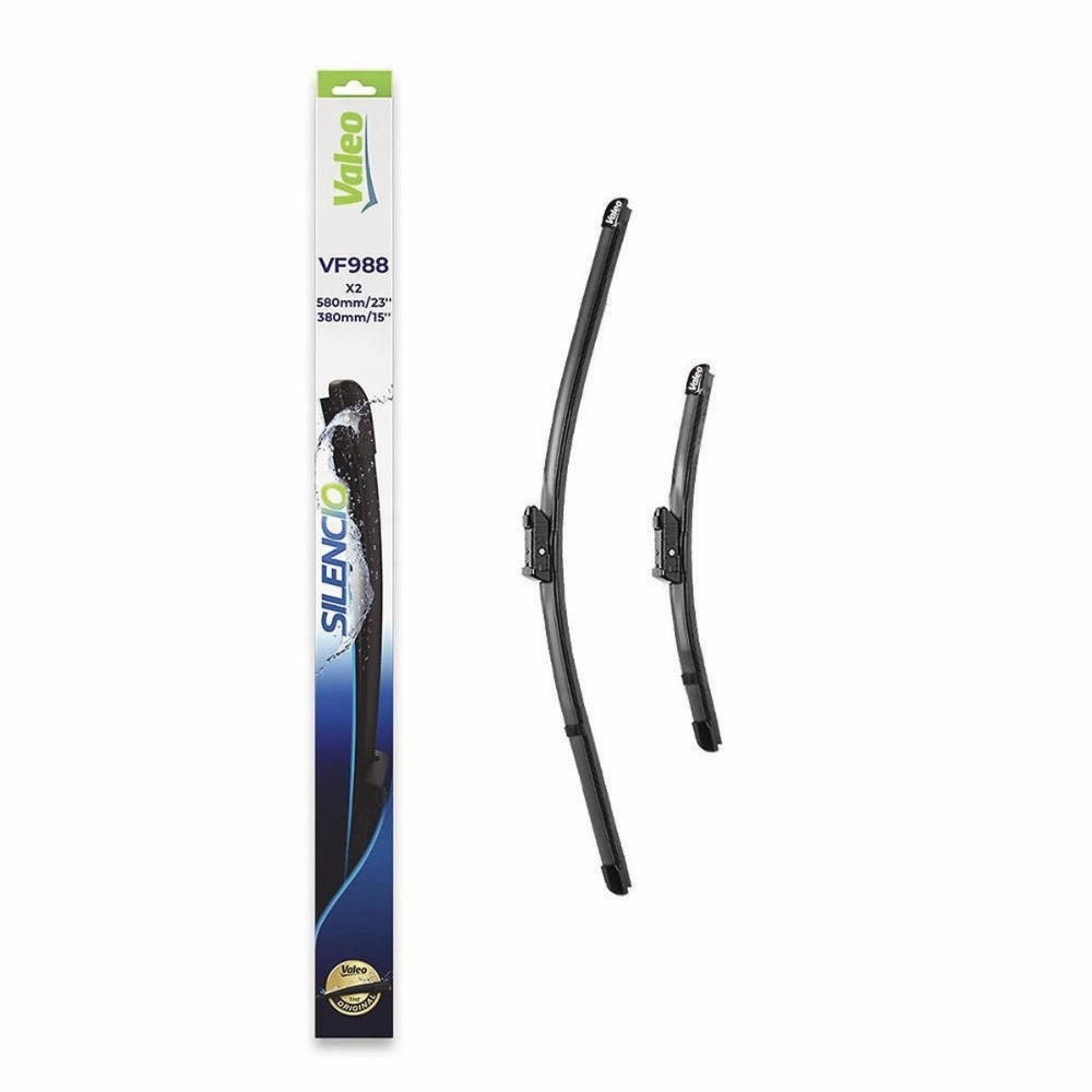 Sada předních stěračů Valeo Silencio Flat 580 a 380 mm pro Fiat Idea 2008-2012